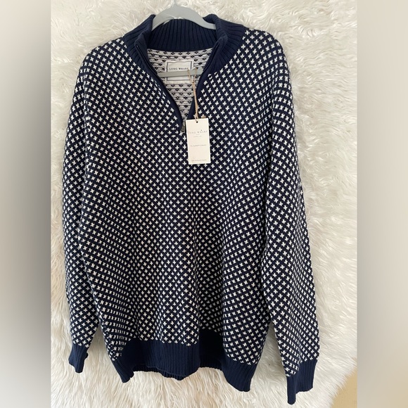 Long Wharf Supply Company NWT Men’s 1/4 Zip Edgartown SeaWell Sweater. Size XL - Picture 2 of 10